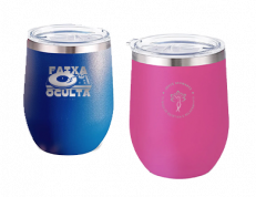 Copo Cuia com Tampa em Acrílico 360ml