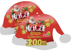 Móbile Gorro de Papai Noel