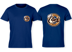 Camiseta Estampada Peito e Costas