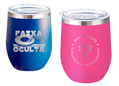 Copo Cuia com Tampa de Acrilico 360ml