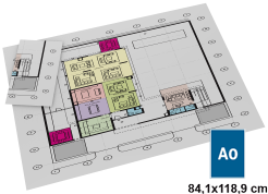 Plotagem de projetos - Impressão A0 full color