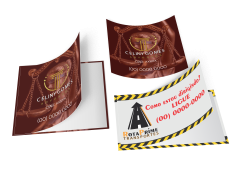 Adesivo Quadrado ou Retangular em 24h