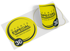 adesivo para vitrine círculos