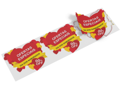 3 adesivos corações 39,5x33,6cm