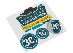 1 kit de adesivos dia dos pais