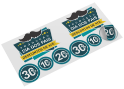 2 kits de adesivos dia dos pais