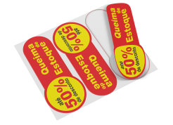 3 adesivos queima de estoque 42x102cm