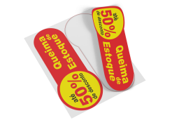 2 adesivos queima de estoque 62,9x151cm