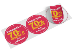 3 adesivos redondos 39,5x39,5cm