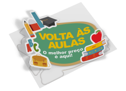 1 adesivo volta às aulas 119,6x95,7cm