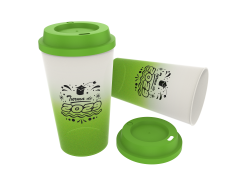 Copo Twister Degradê com Tampa Café 575ml