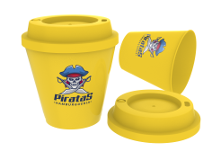 Copo Whisky PP Eco com Tampa Café - 300ml