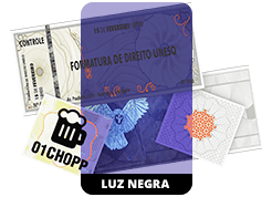 ingressos e fichas de segurança
