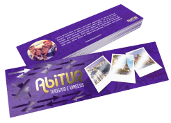 marcador de página verniz localizado e hot stamping