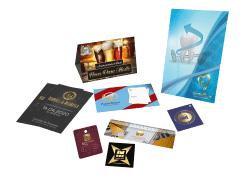 materiais com hot stamping