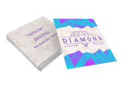 mini cartão de visita couchê 300g