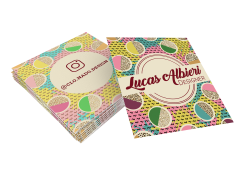 mini cartão de visita reciclato 240g