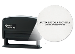 Carimbo Assinatura de Empresa N315 | 69x10mm