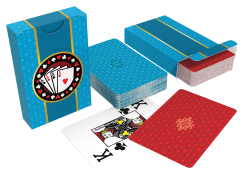 02 Jogos de Baralho em Papel com Arte Padrão