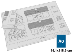 Plotagem de projetos traços - Impressão A0