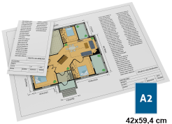 Plotagem de projetos - Impressão A2 full color