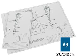 Plotagem de projetos traços - Impressão A3