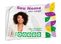 Adesivo Vinil para Eleições 2024