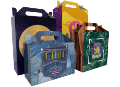 caixa presente com alça