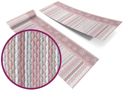 faixa decorativa | vinil texturizado tweed