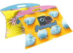 duas caixas travesseiro média com alça