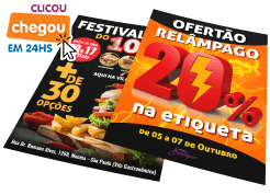 cartazes com produção e entrega em 24 horas