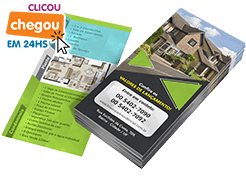 filipetas com produção e entrega em 24 horas