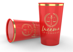 Copo Twister Borda Metalizada 575ml