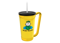 Copo Twister Alça e Tampa e Canudo 575ml